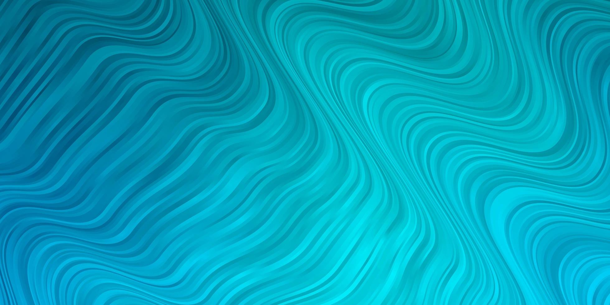 Light BLUE vector template with curved lines