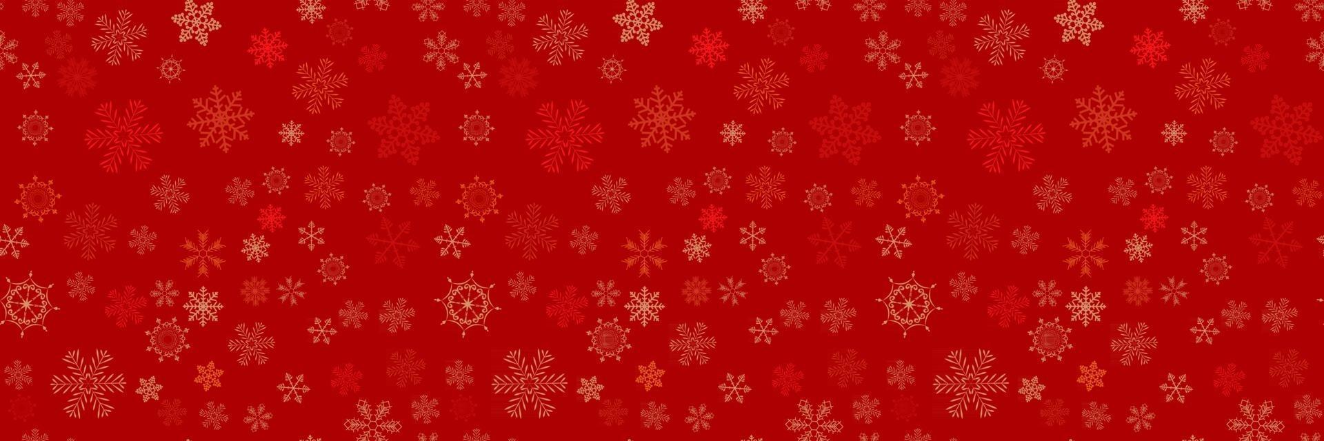 Abstract Winter Design Seamless Pattern Background with Snowflakes for Christmas and New Year Poster. Vector Illustration EPS10