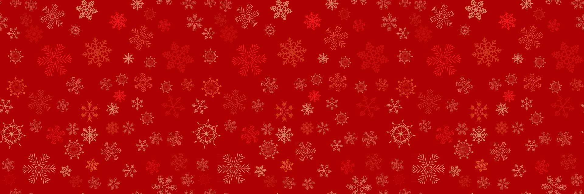 Abstract Winter Design Seamless Pattern Background with Snowflakes for Christmas and New Year Poster. Vector Illustration EPS10