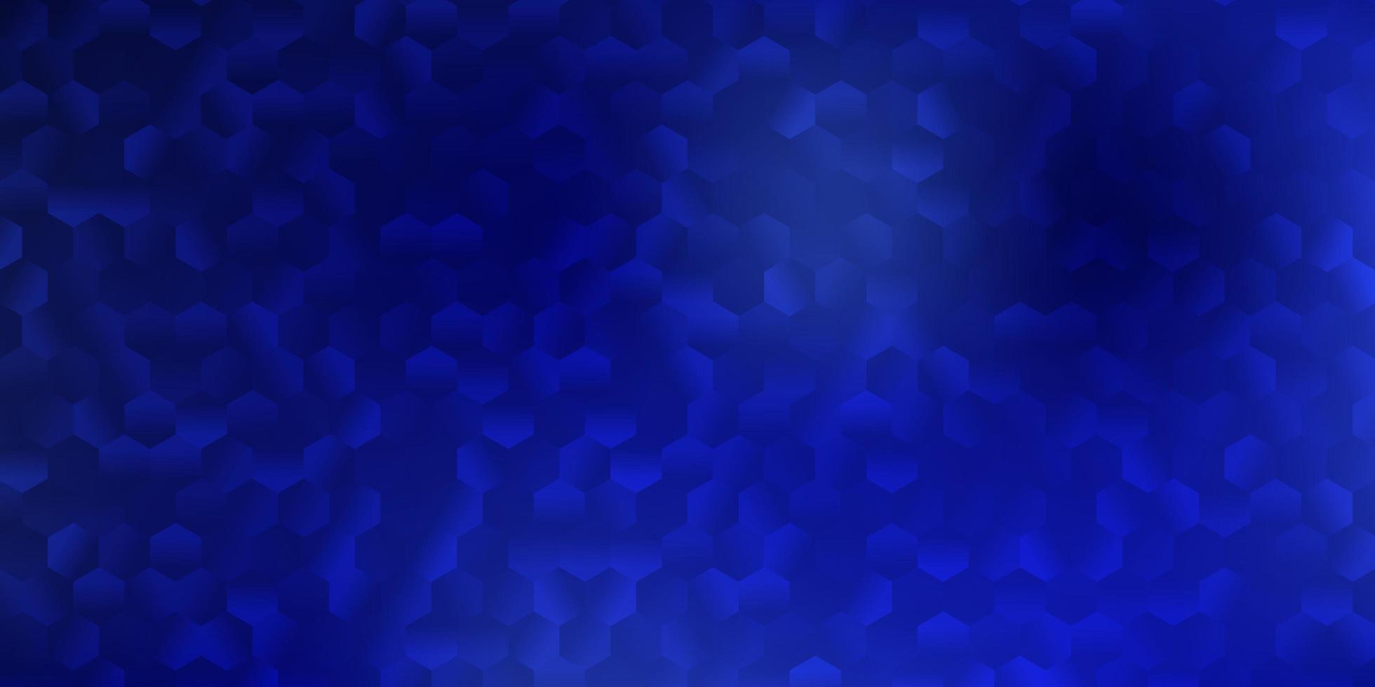 Light blue vector template in a hexagonal style