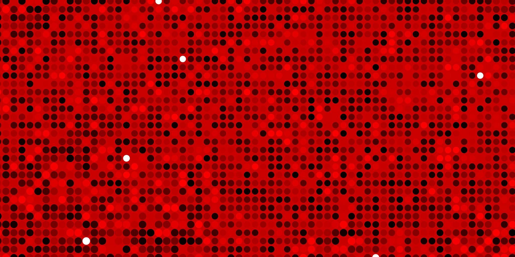 Dark Red vector pattern with spheres