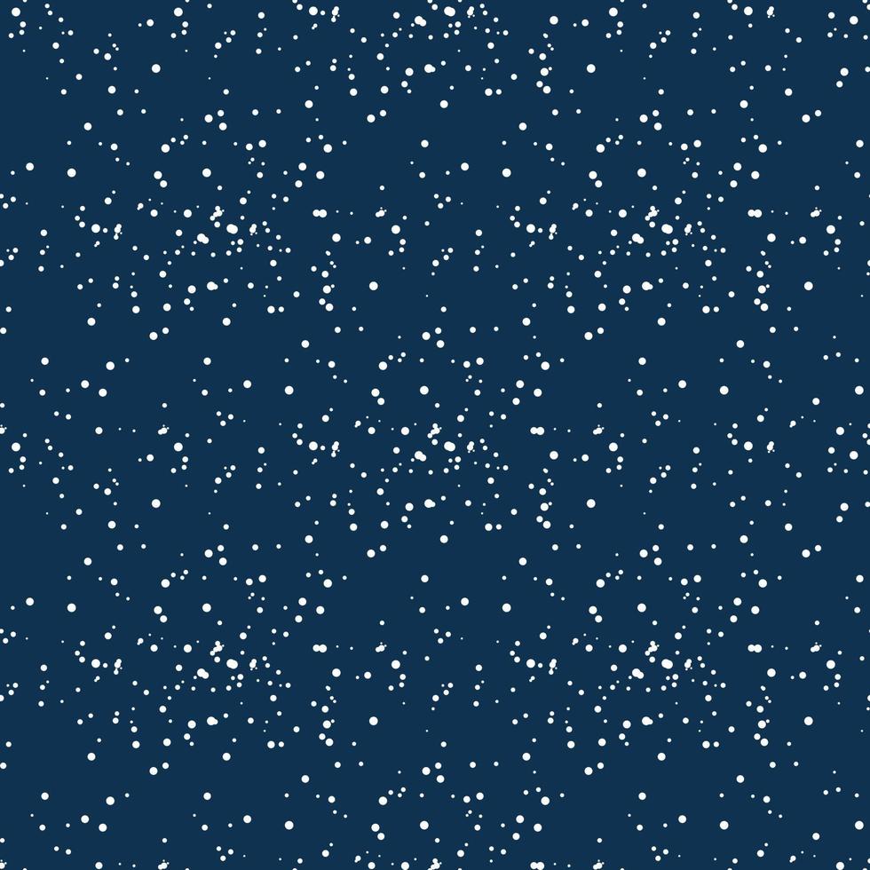 Seamless Pattern Background with Snow. Vector Illustration