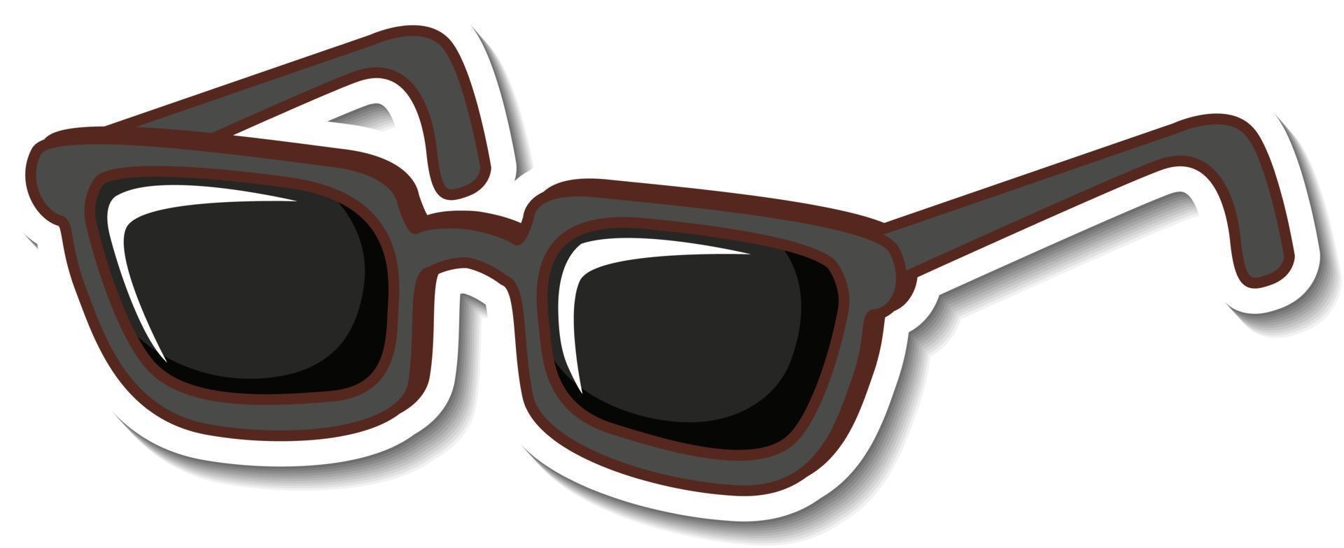 Sticker design with sunglasses eyewear isolated 2722944 Vector Art at