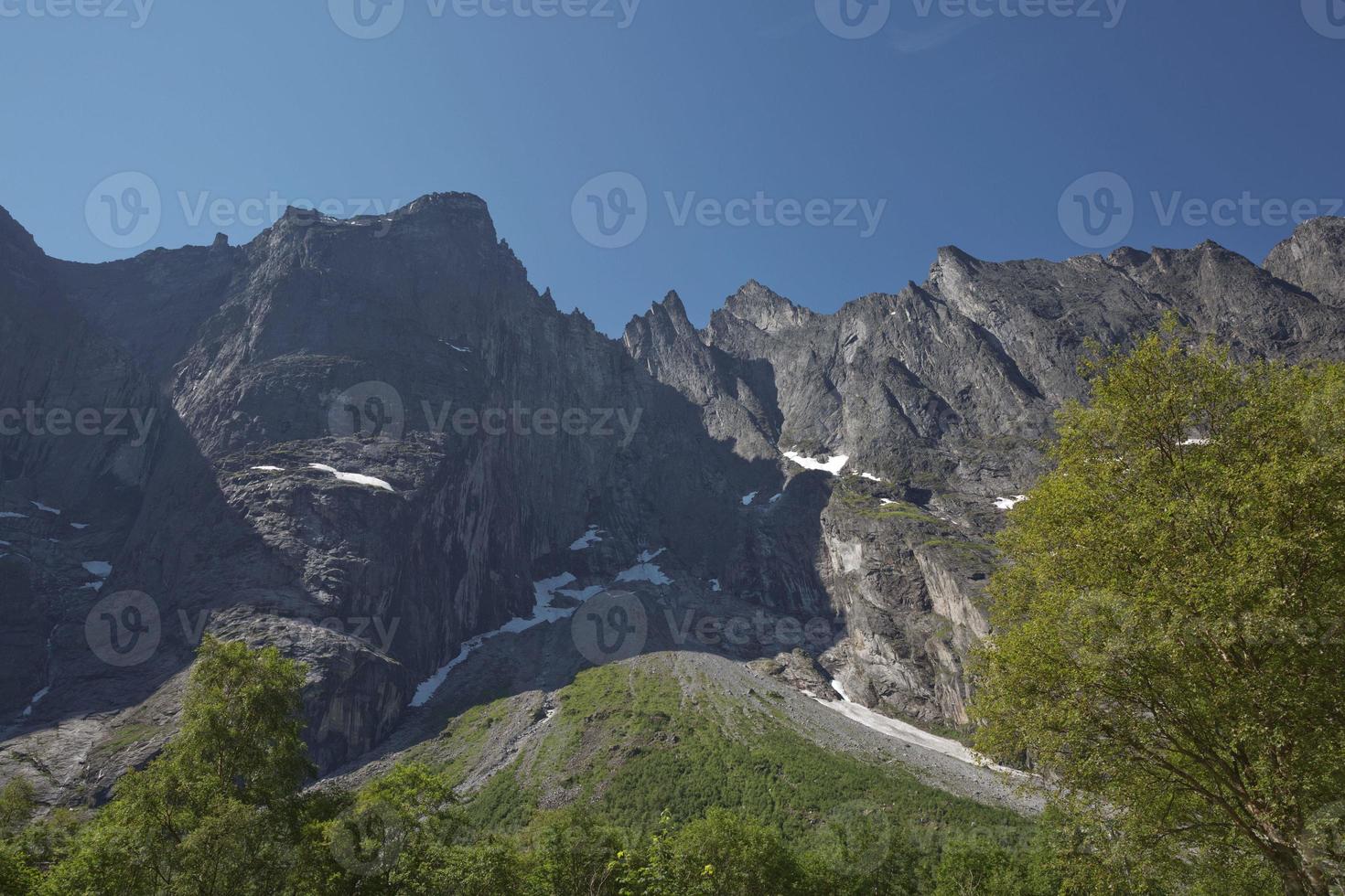 el muro de los trolls en noruega foto