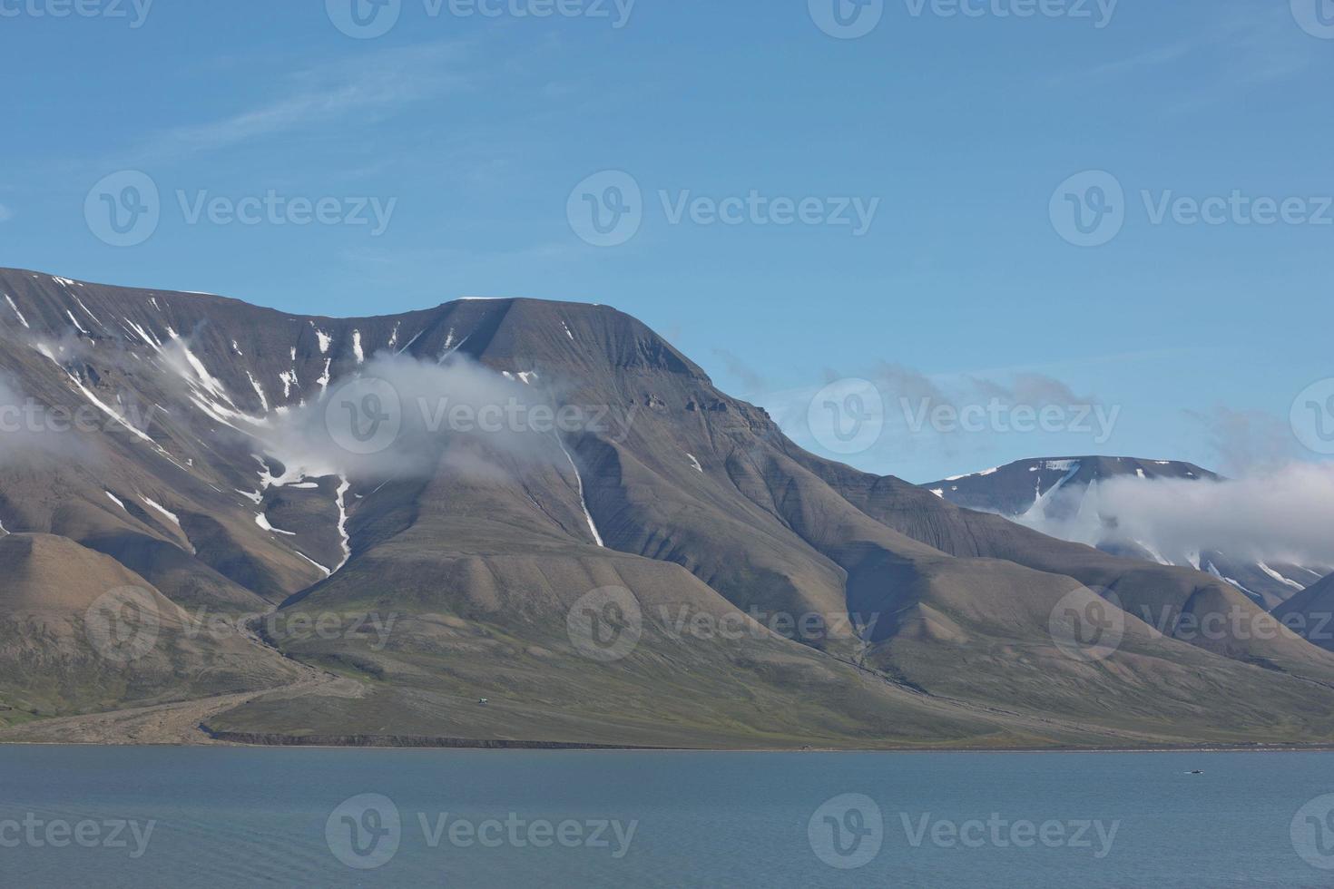 Landscape near Longyearbyen, Spitsbergen, Norway photo