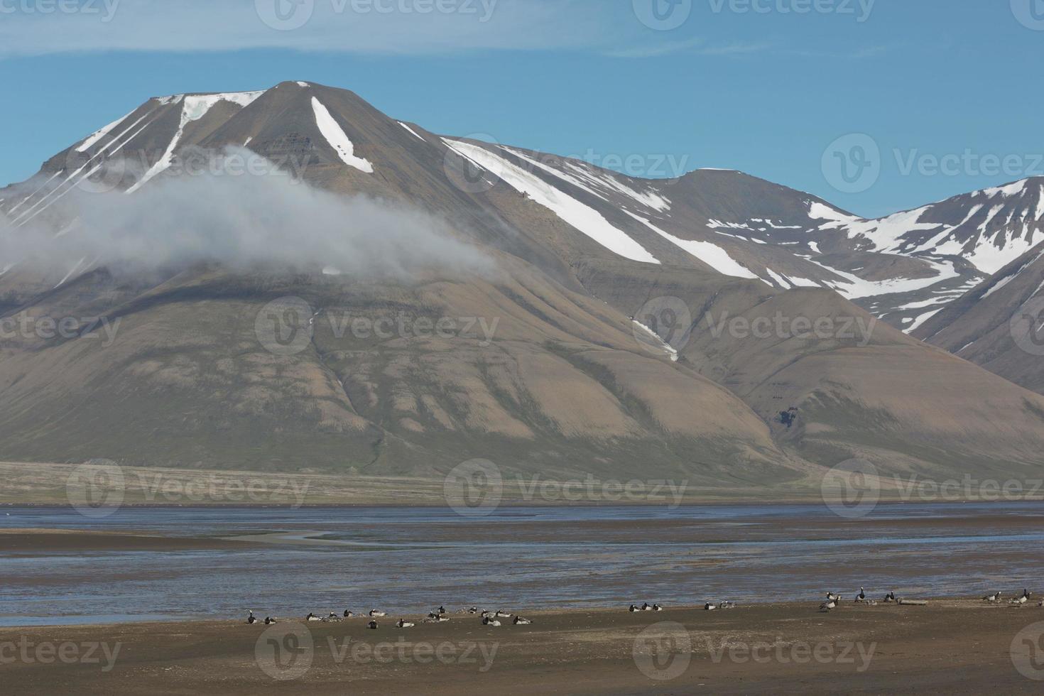 Landscape near Longyearbyen, Spitsbergen, Norway photo