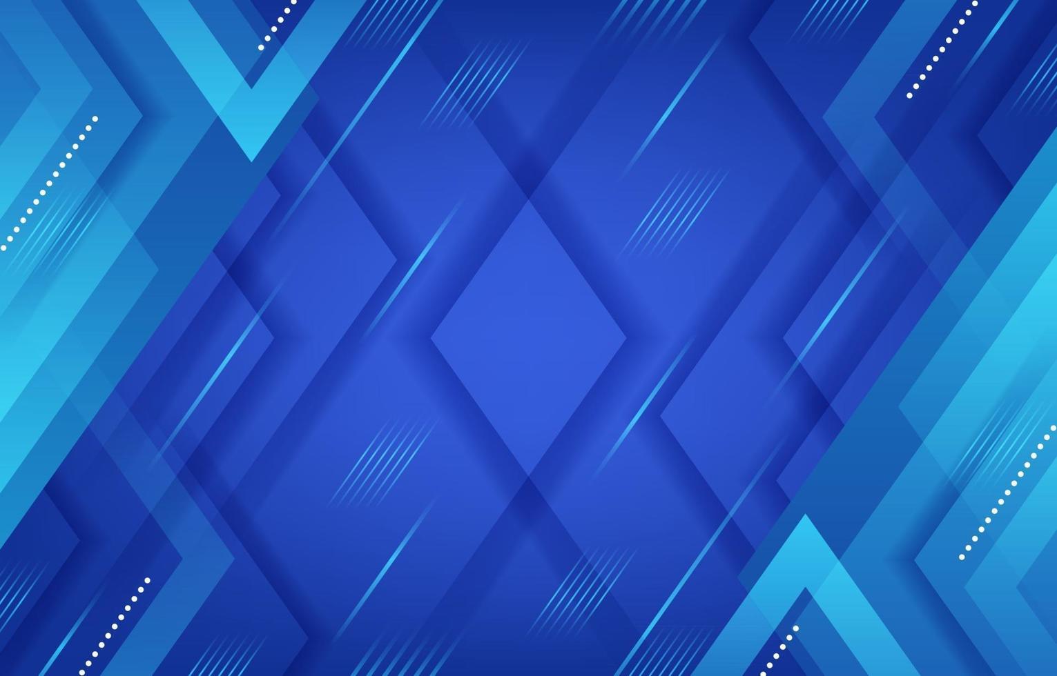 Abstract Geometric Blue Background vector