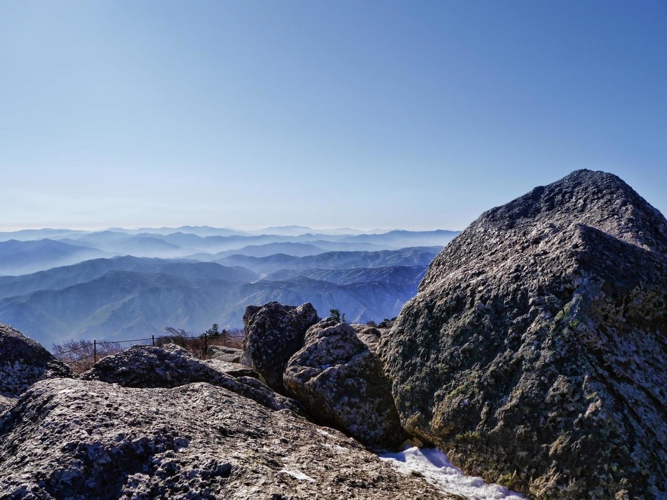 Landscape at the Seoraksan National Park, South Korea photo