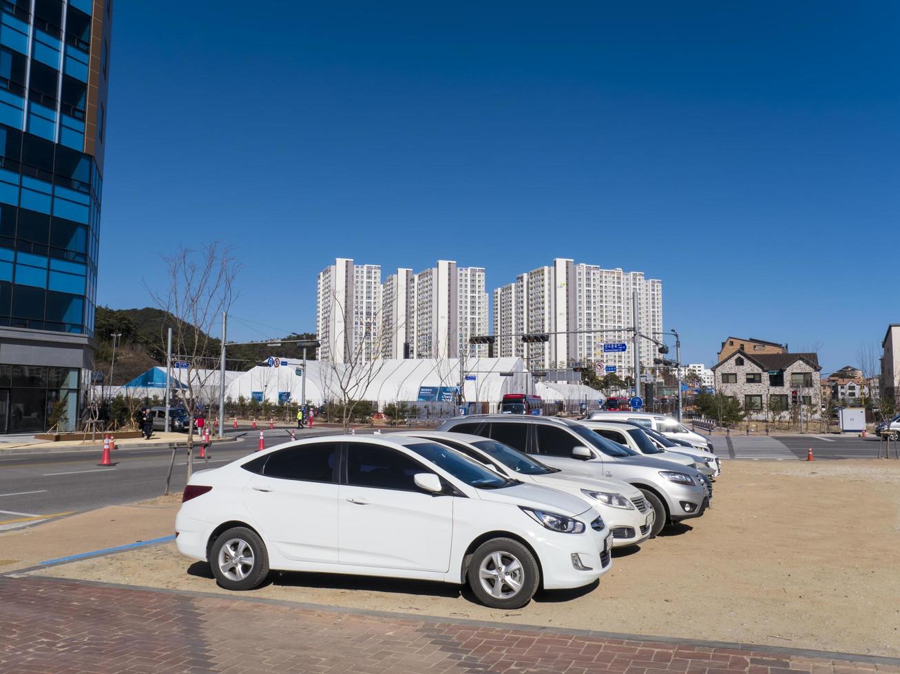 Olimpyc village. Gangneung city, South Korea photo