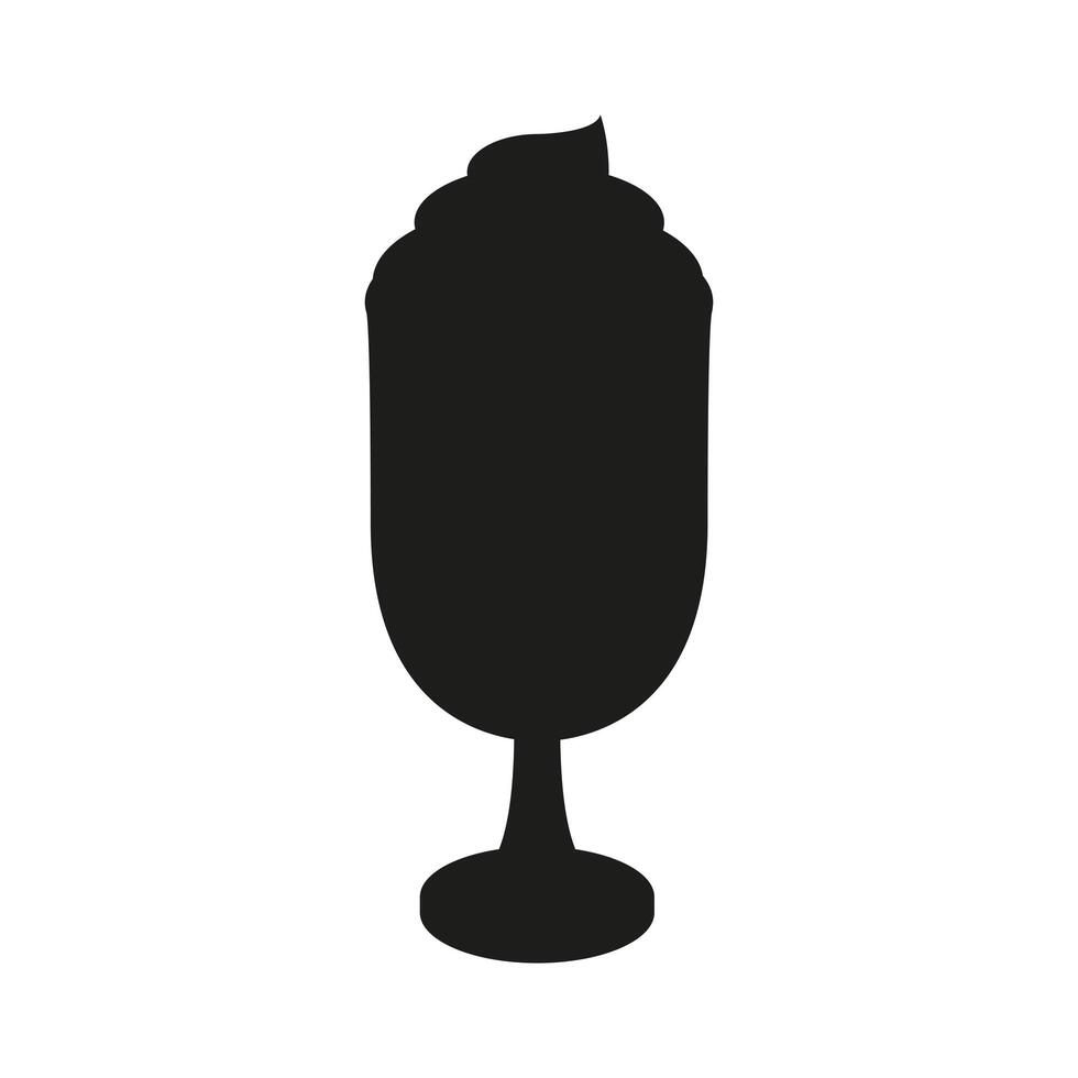 coffee cup with cream vector design