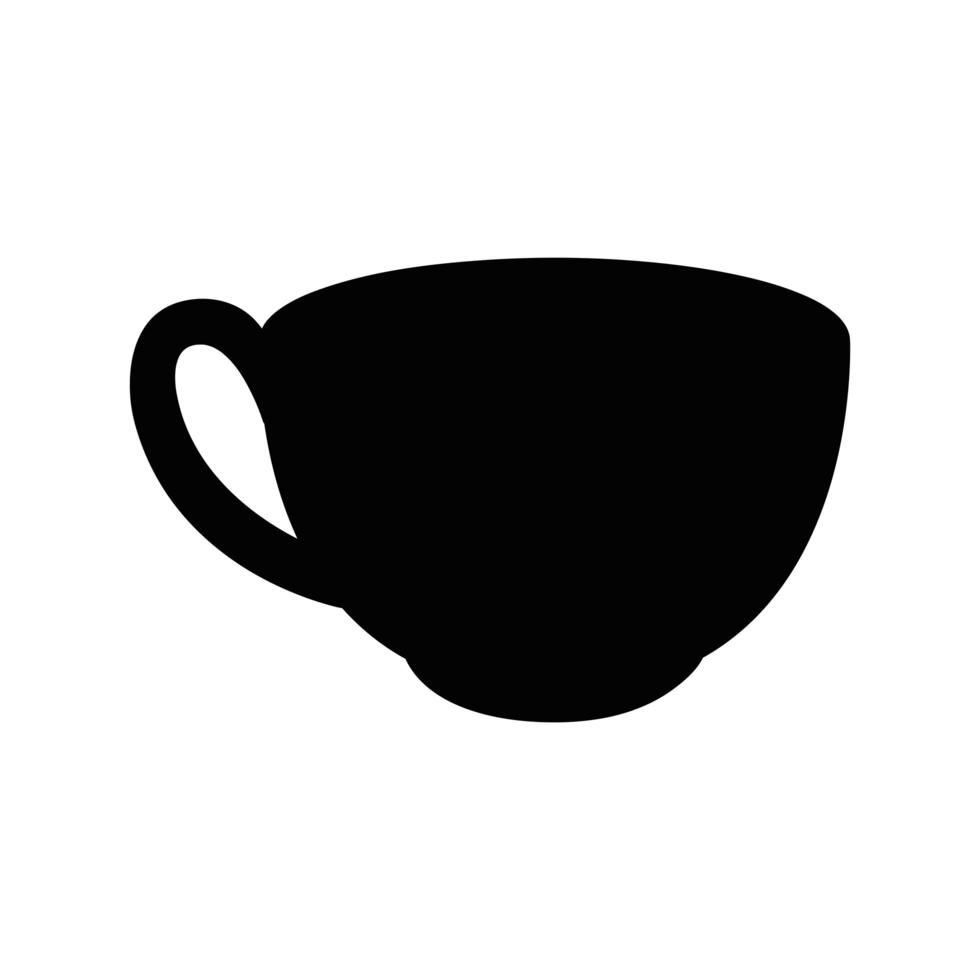 diseño de vector de taza de café aislado