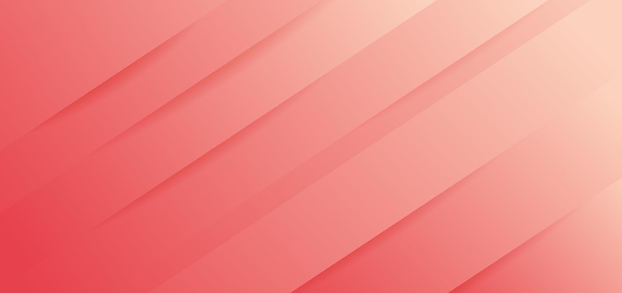 Abstract diagonal overlapping geometric shape on pink gradient background. Modern concept. vector