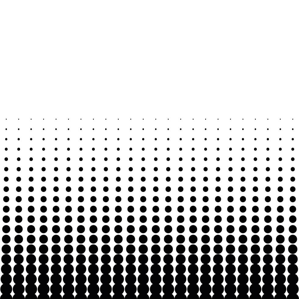 Fondo de patrón de estilo punteado monocromo vector