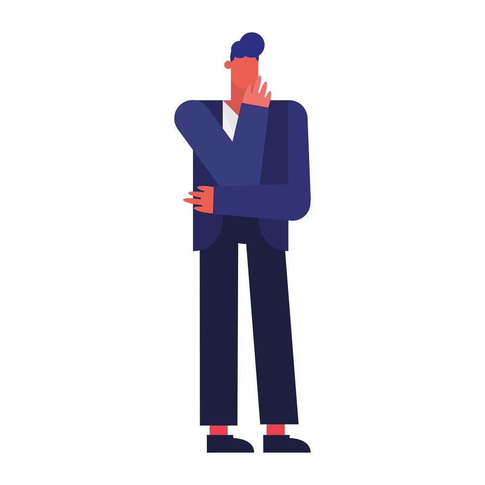 Isolated man cartoon vector design