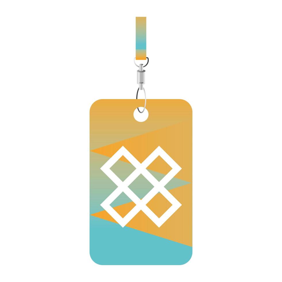 Isolated mockup personal card vector design