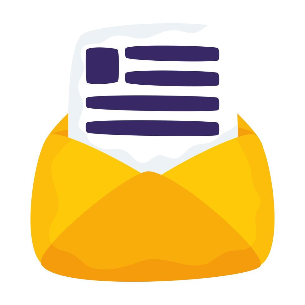Envelope message icon vector design