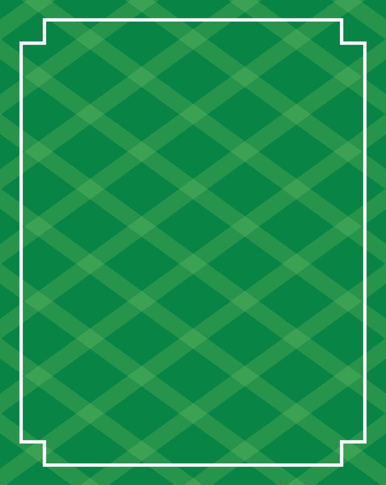 diseño de vector de fondo verde a cuadros del día de San Patricio