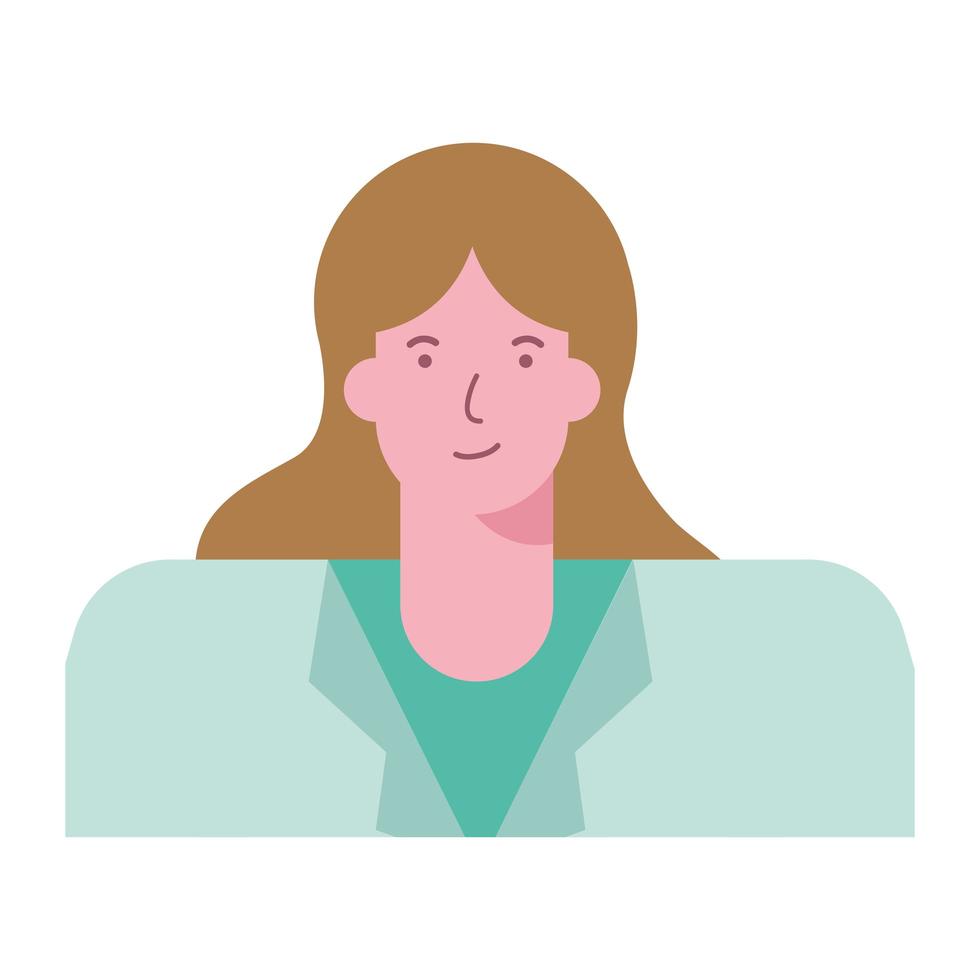 professional female doctor surgeon avatar character vector