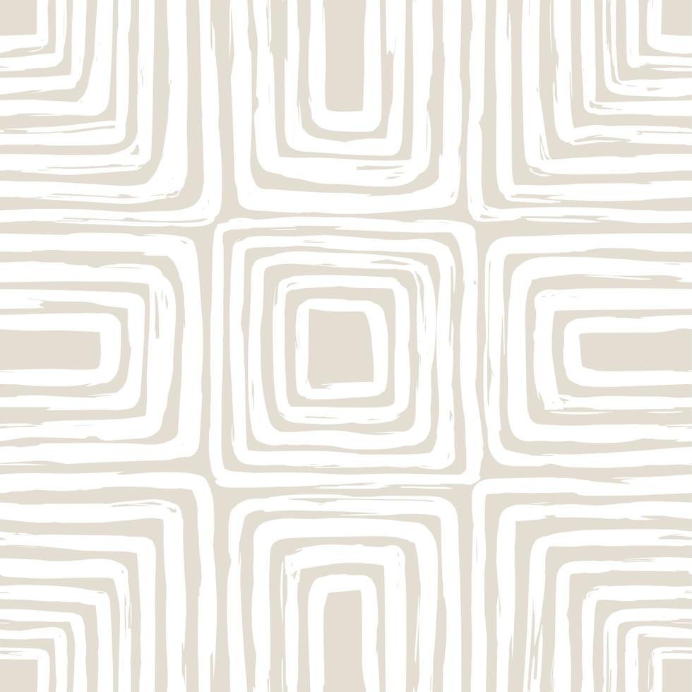 Contemporary seamless pattern with abstract line in nude colors. vector