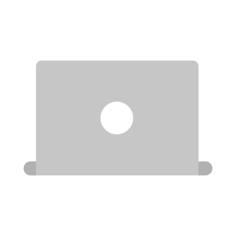 laptop computer technology isolated icon vector