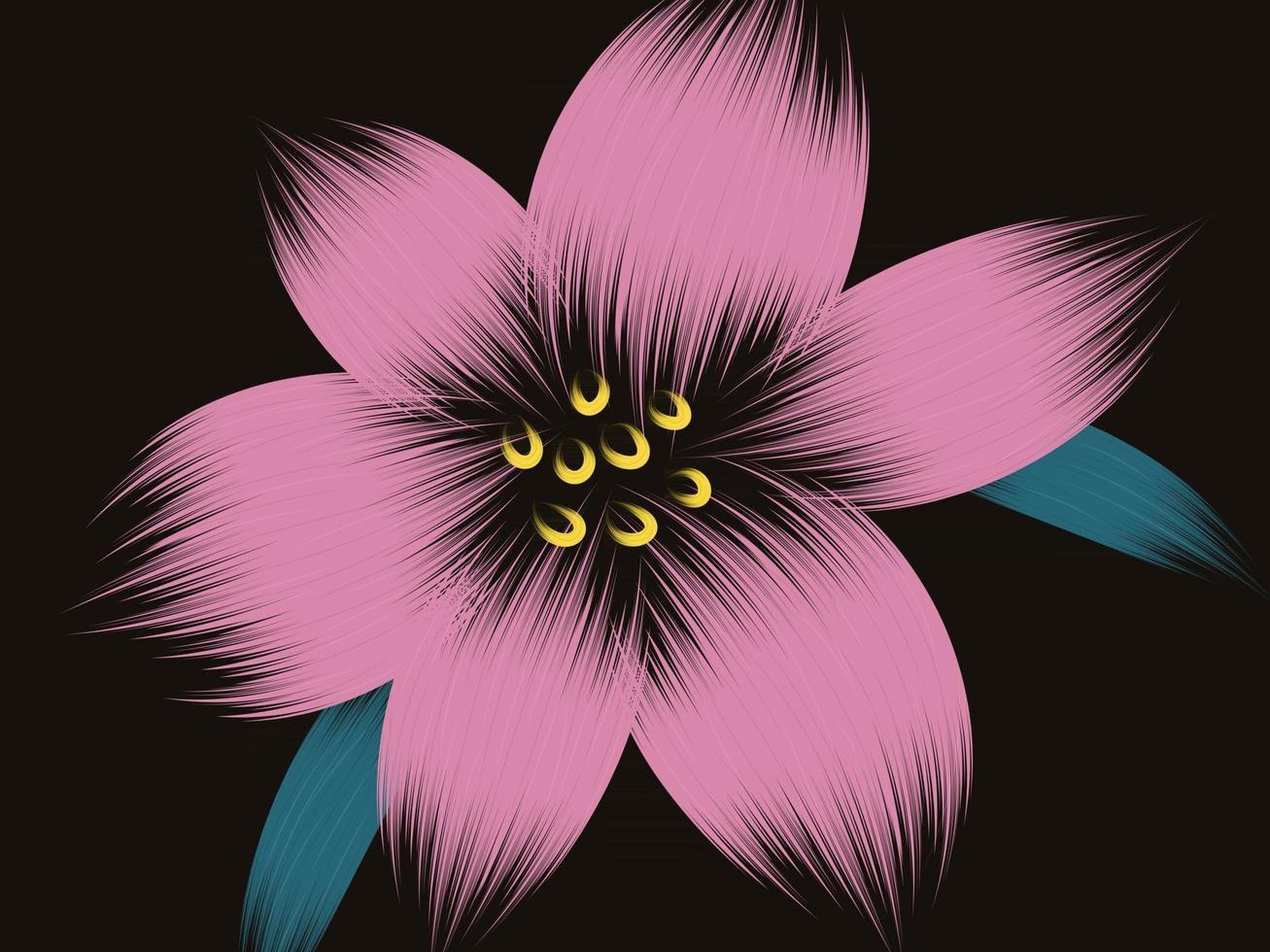 fondo abstracto flor vector