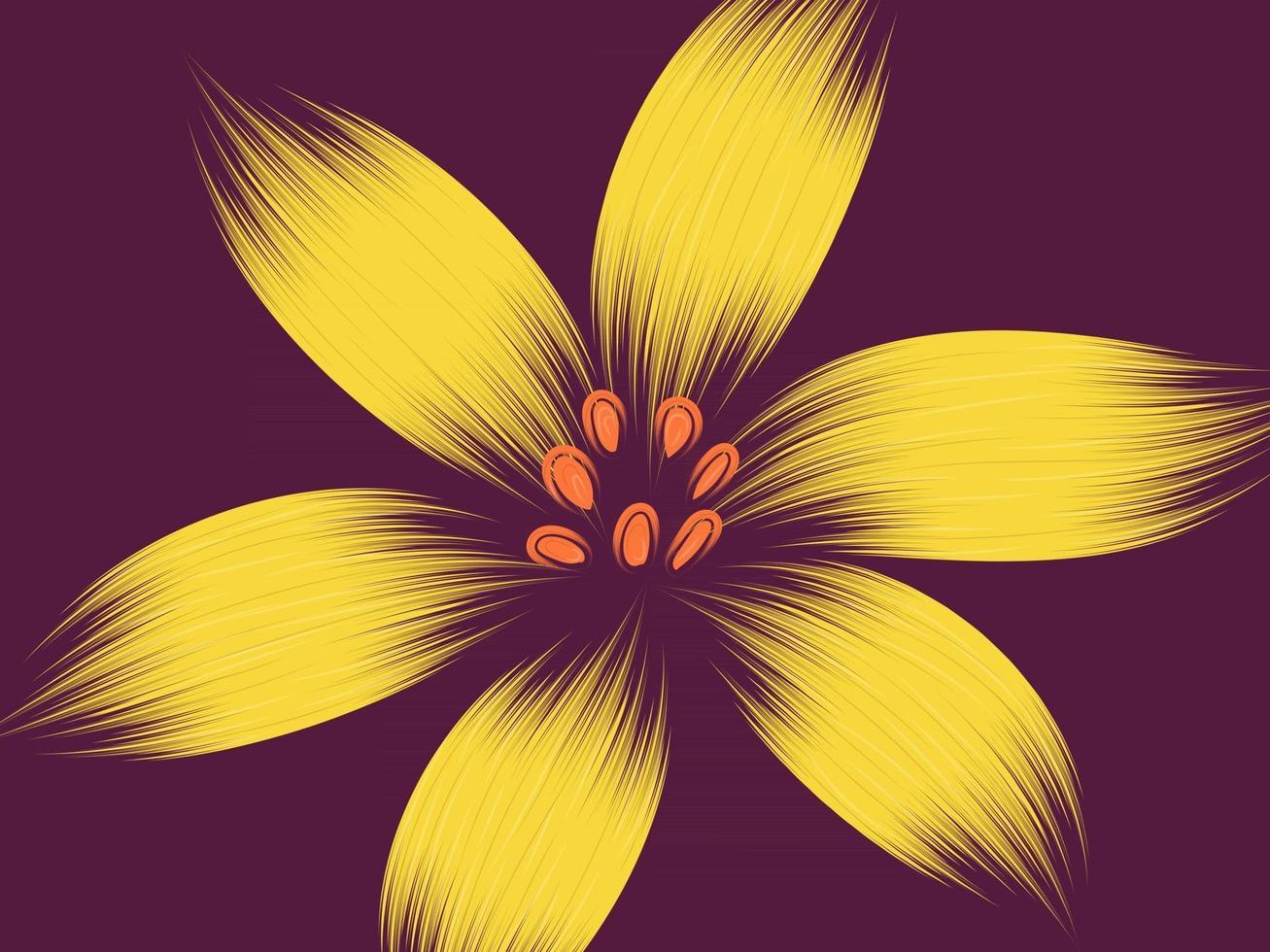 plantilla abstracta floral vector