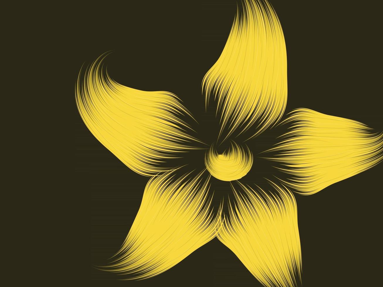 Yellow Floral Background vector