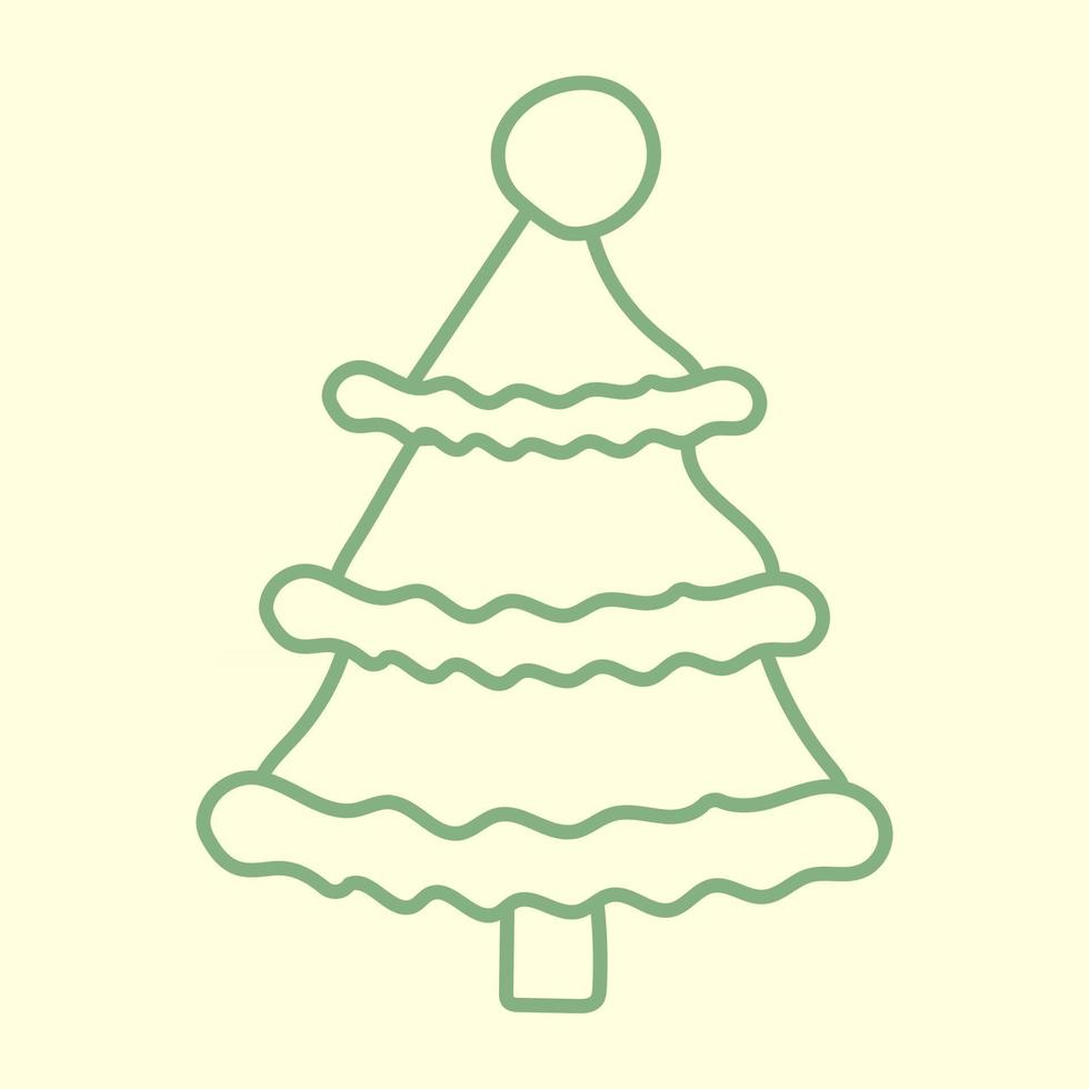 Beautiful Christmas Tree vector