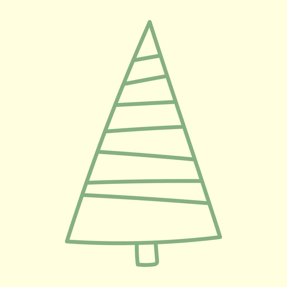 Beautiful Christmas Tree vector