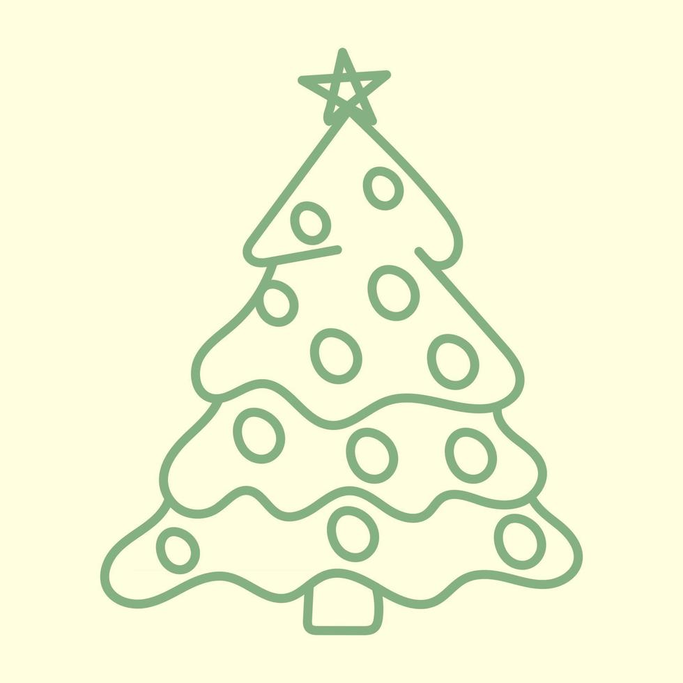 Beautiful Christmas Tree vector