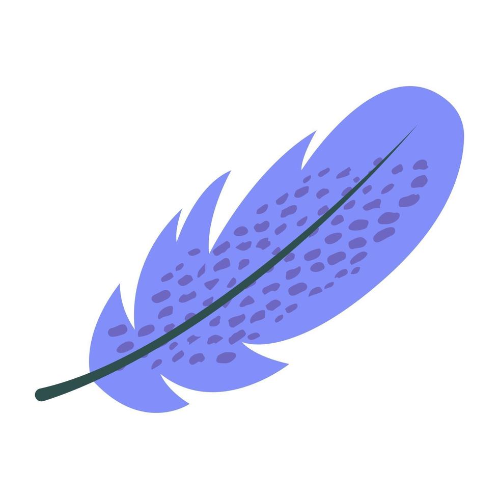 hermosa pluma de ave vector