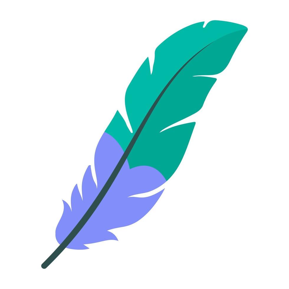 Beautiful Bird Feather vector