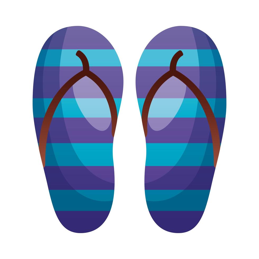 Isolated summer sandals vector design 2725086 Vector Art at Vecteezy