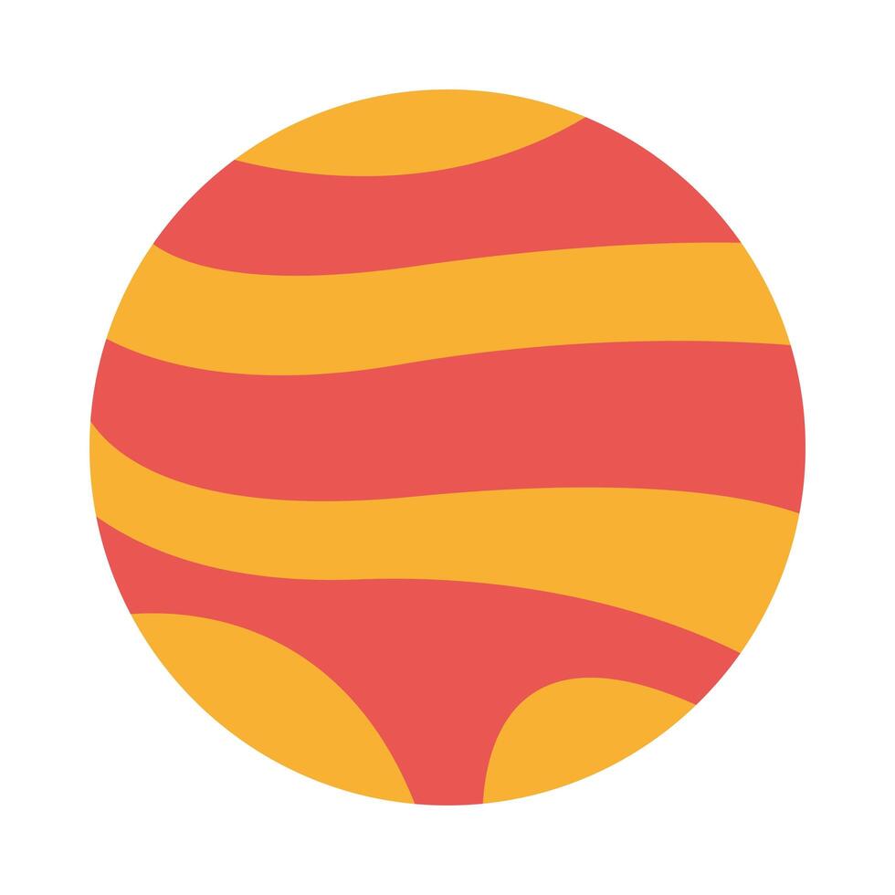 planet universe education isolated icon vector