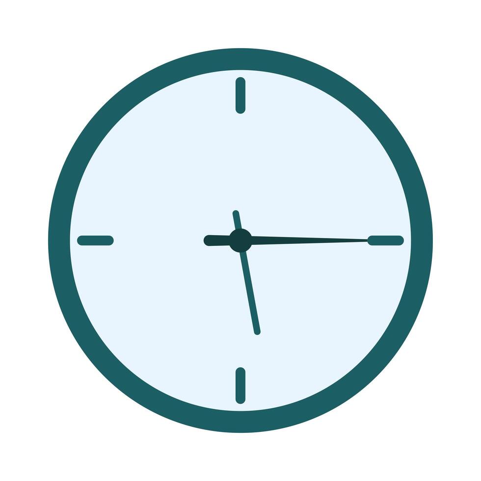 time clock watch isolated icon vector