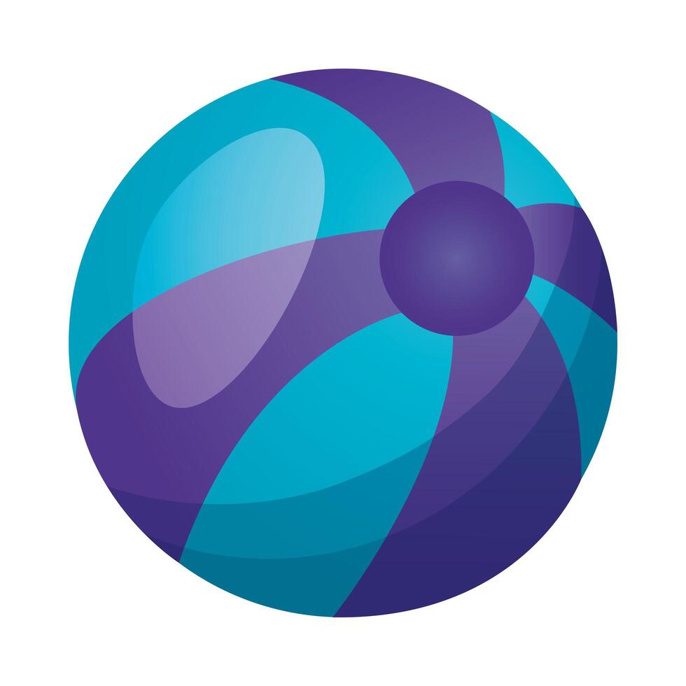 Isolated summer ball vector design