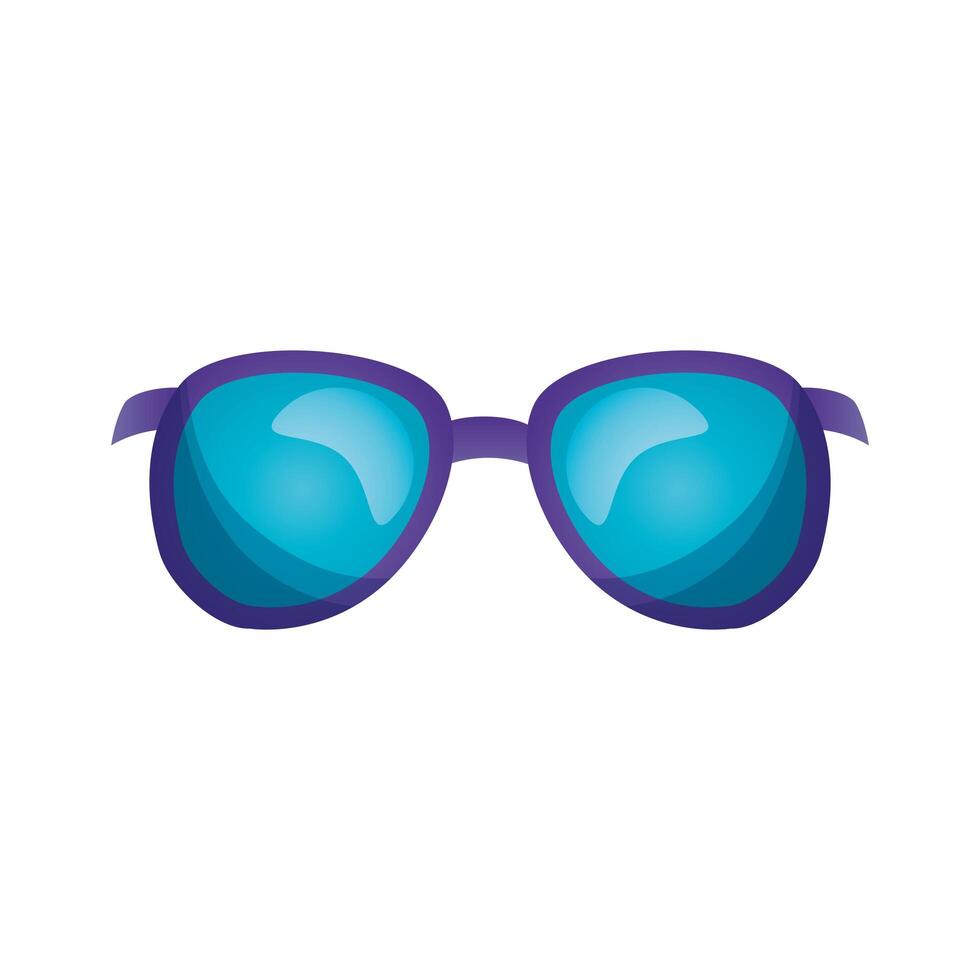 Diseño de vector de icono de gafas aisladas