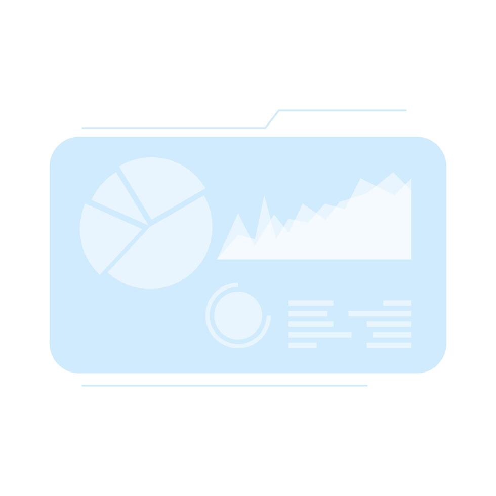 reality virtual tech display interactive template vector