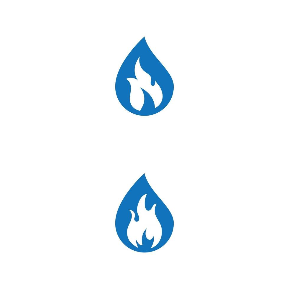 logotipo de chama de fogo azul 16830840 Vetor no Vecteezy
