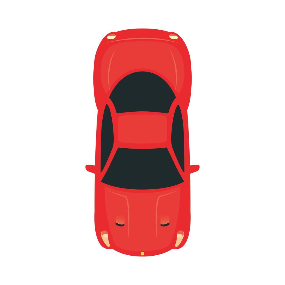 car vehicle top view vector design