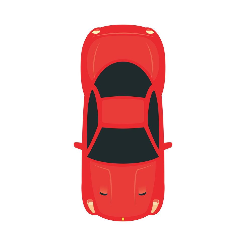 car vehicle top view vector design