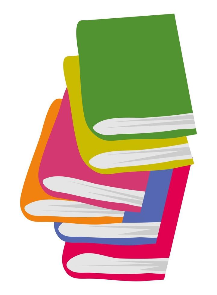 Pile of Books vector