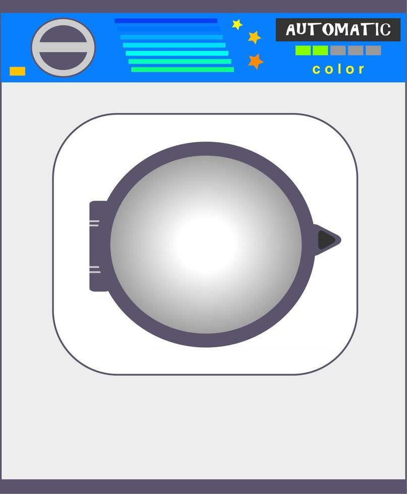 Automatic Washing Machine vector
