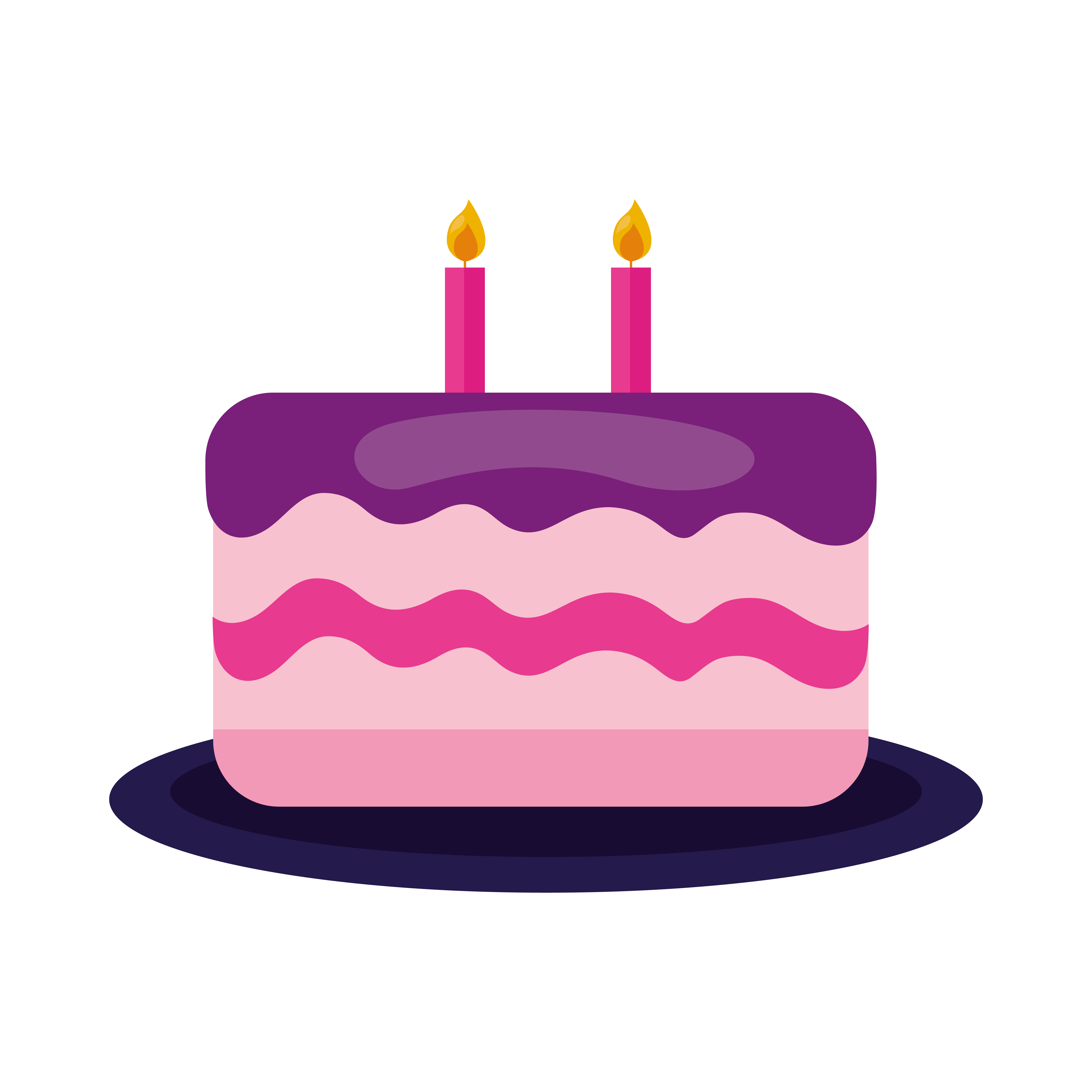 Happy Birthday Cake Vector Design 2726936 Vector Art At Vecteezy