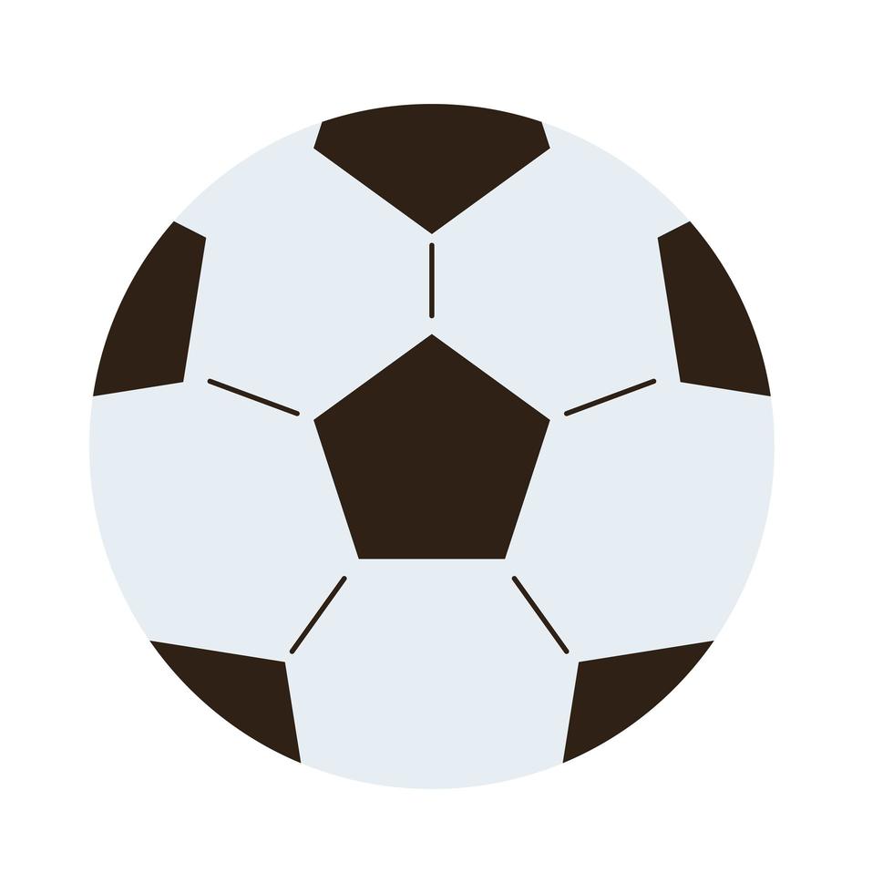 Isolated soccer ball vector design