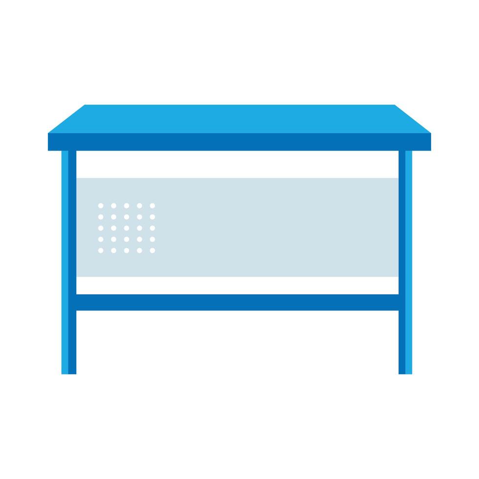 Isolated office desk vector design