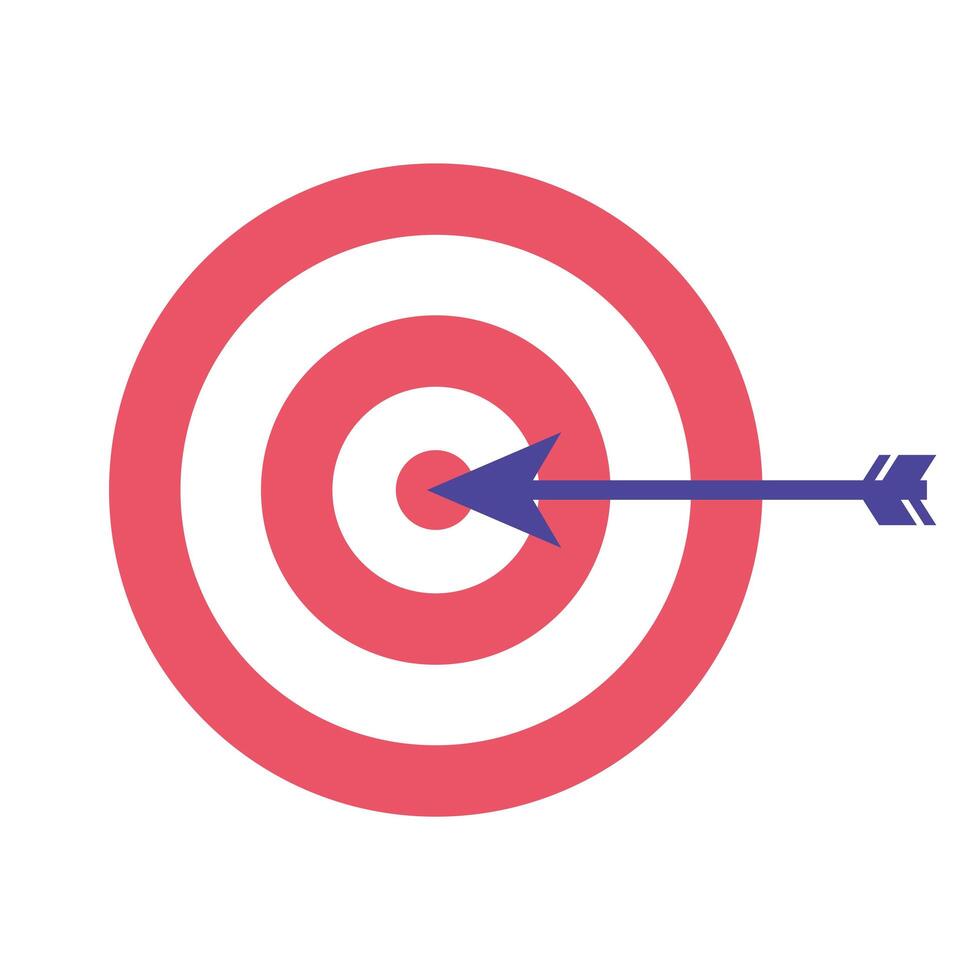 Isolated target icon vector design