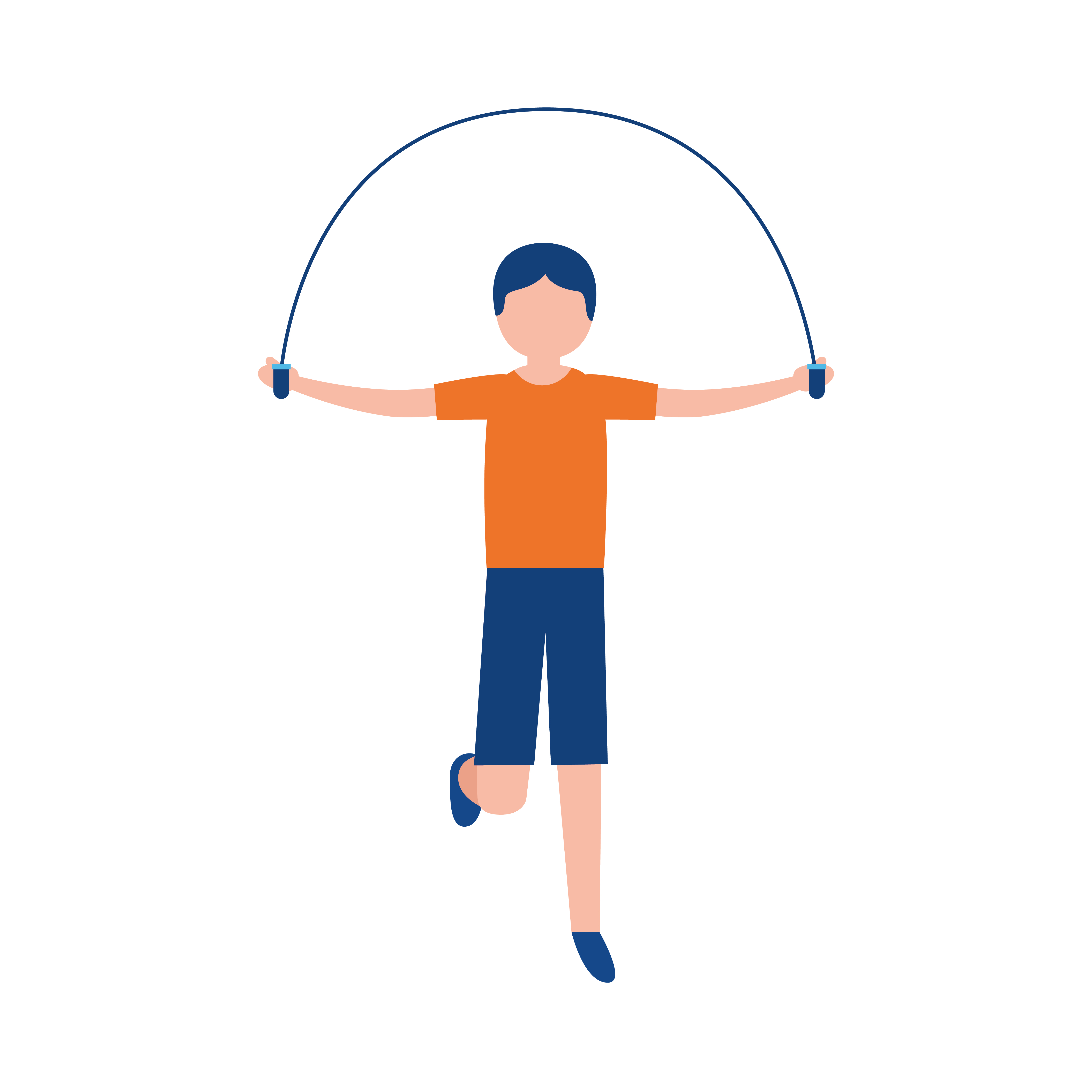 Man jumping with rope vector design 2727068 Vector Art at Vecteezy