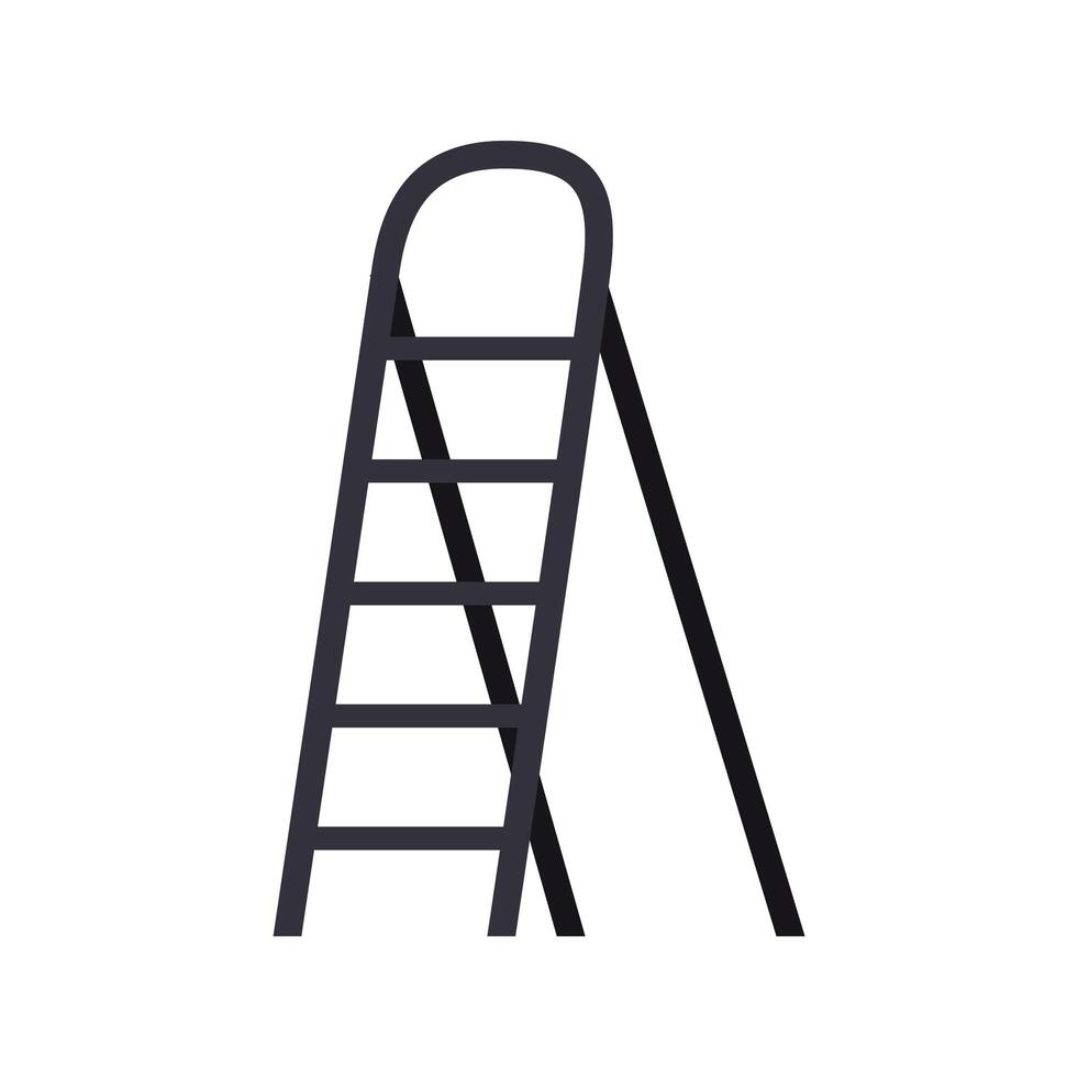 Isolated construction ladders vector design