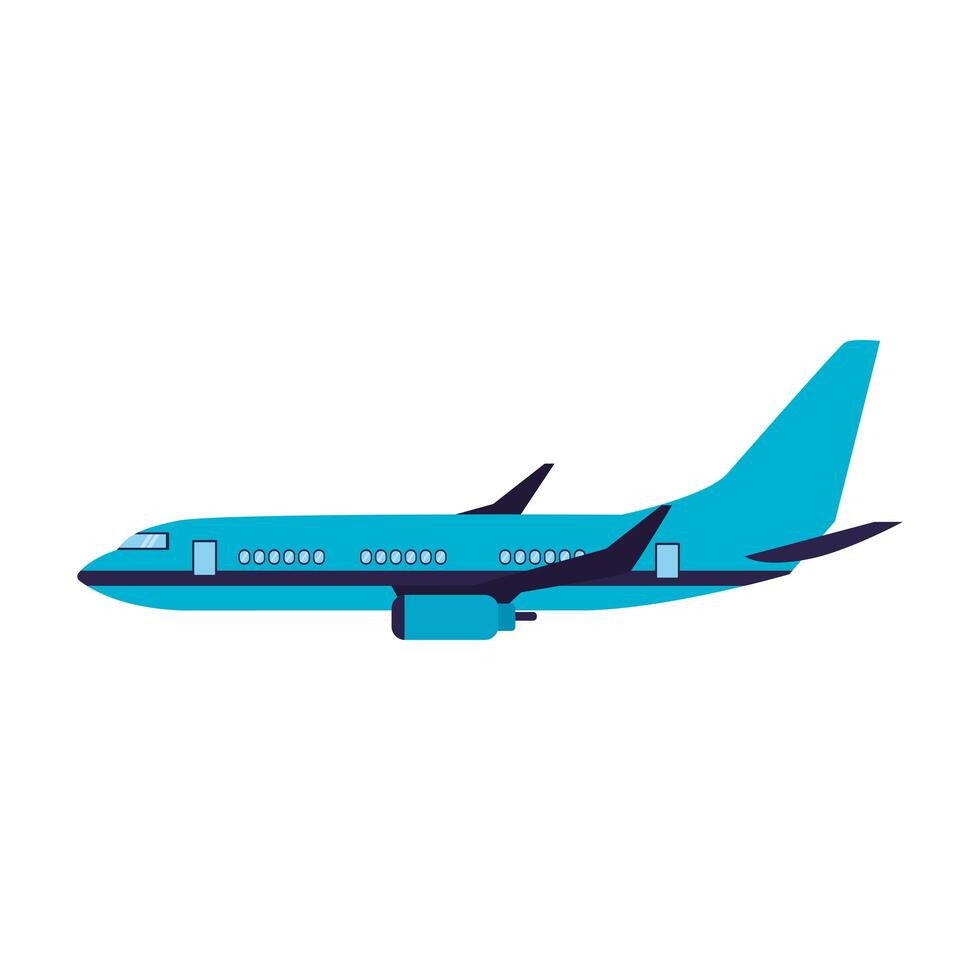 Diseño vectorial de icono de avión aislado vector